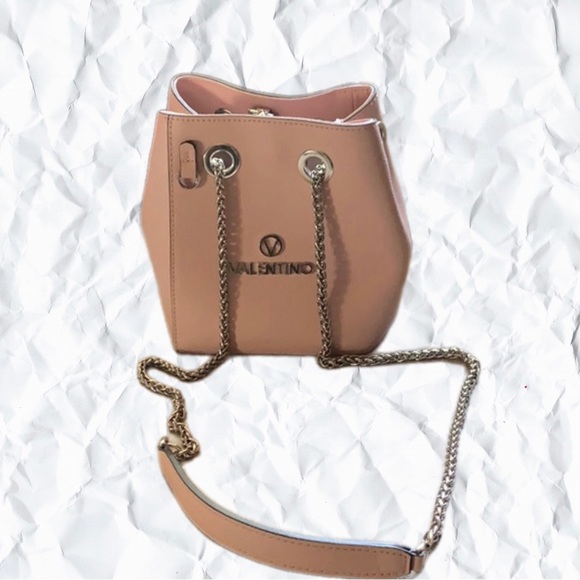 Valentino by Mario Valentino Mini Pink Bucket Bag - Picture 9 of 9